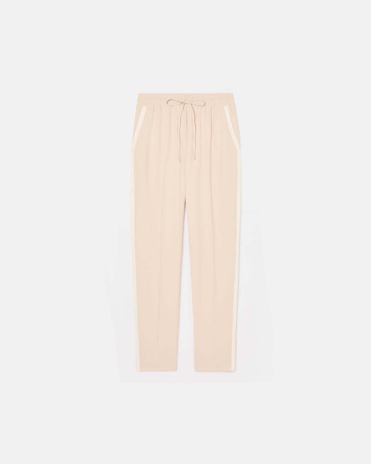 Wide-leg pants in nude crepe_4