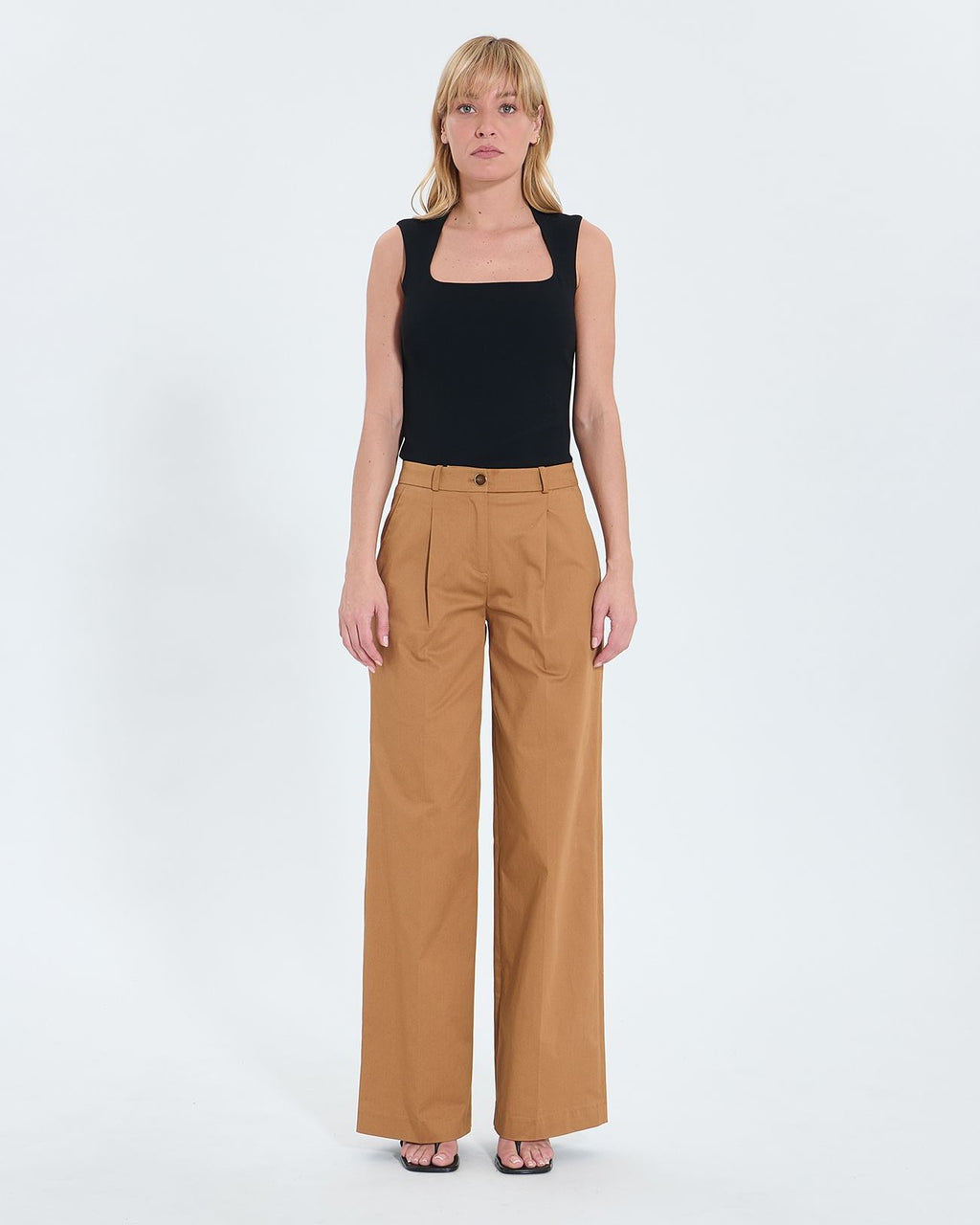 Pantalon fluide tabac_4