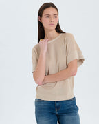Fine glittery champagne sweater_1