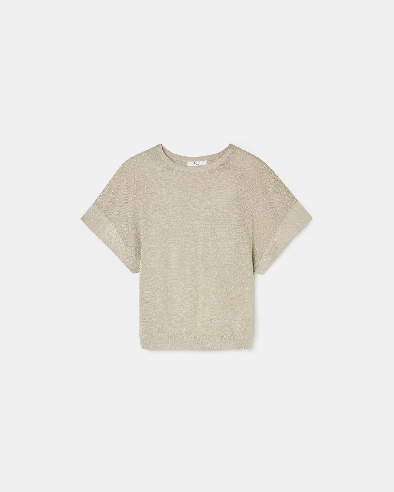 Fine glittery champagne sweater_5