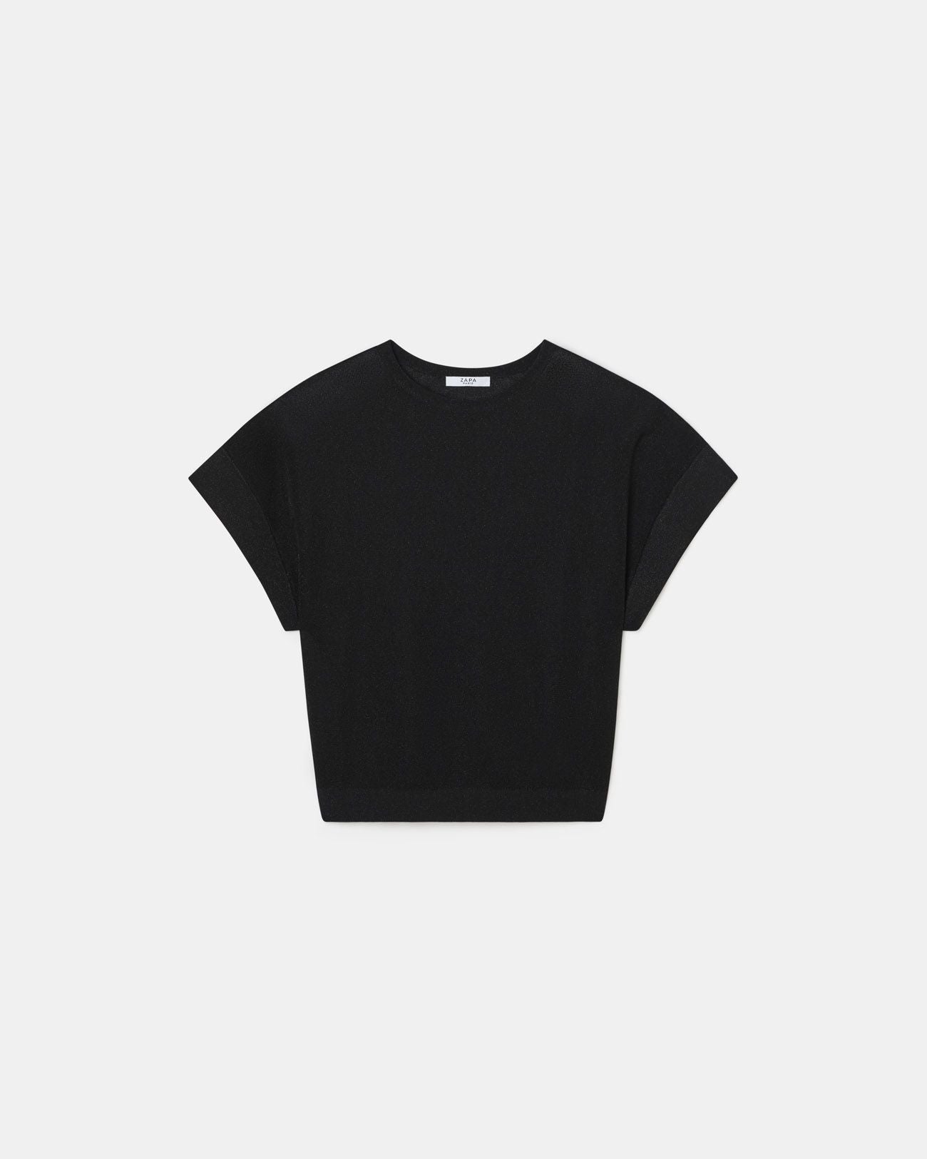 Pull fin noir pailleté_5