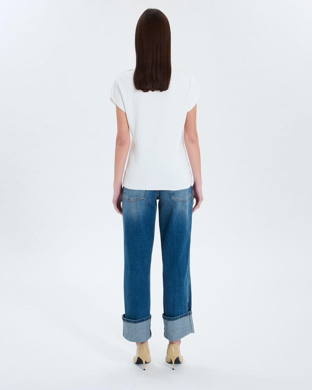 Ecru knit top_3