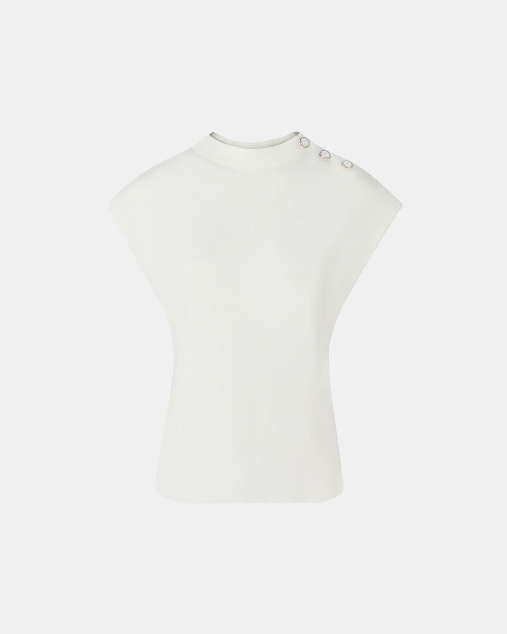 Ecru knit top_5