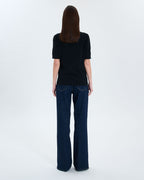 Black short-sleeved sweater_4