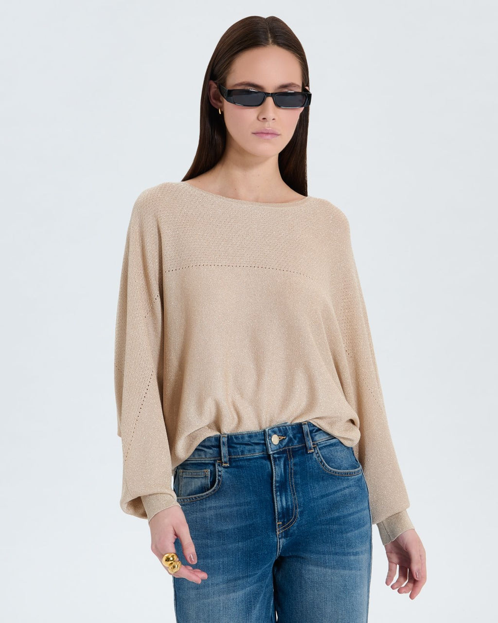 Jersey cuello barco champagne_1