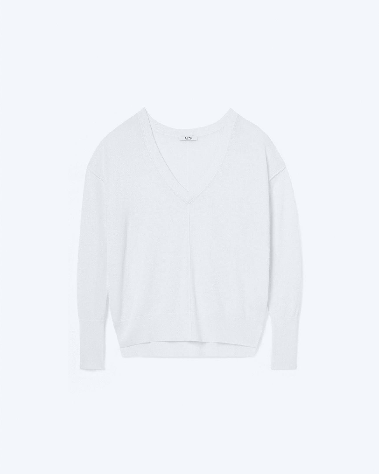 Jersey fino cuello pico crudo_5