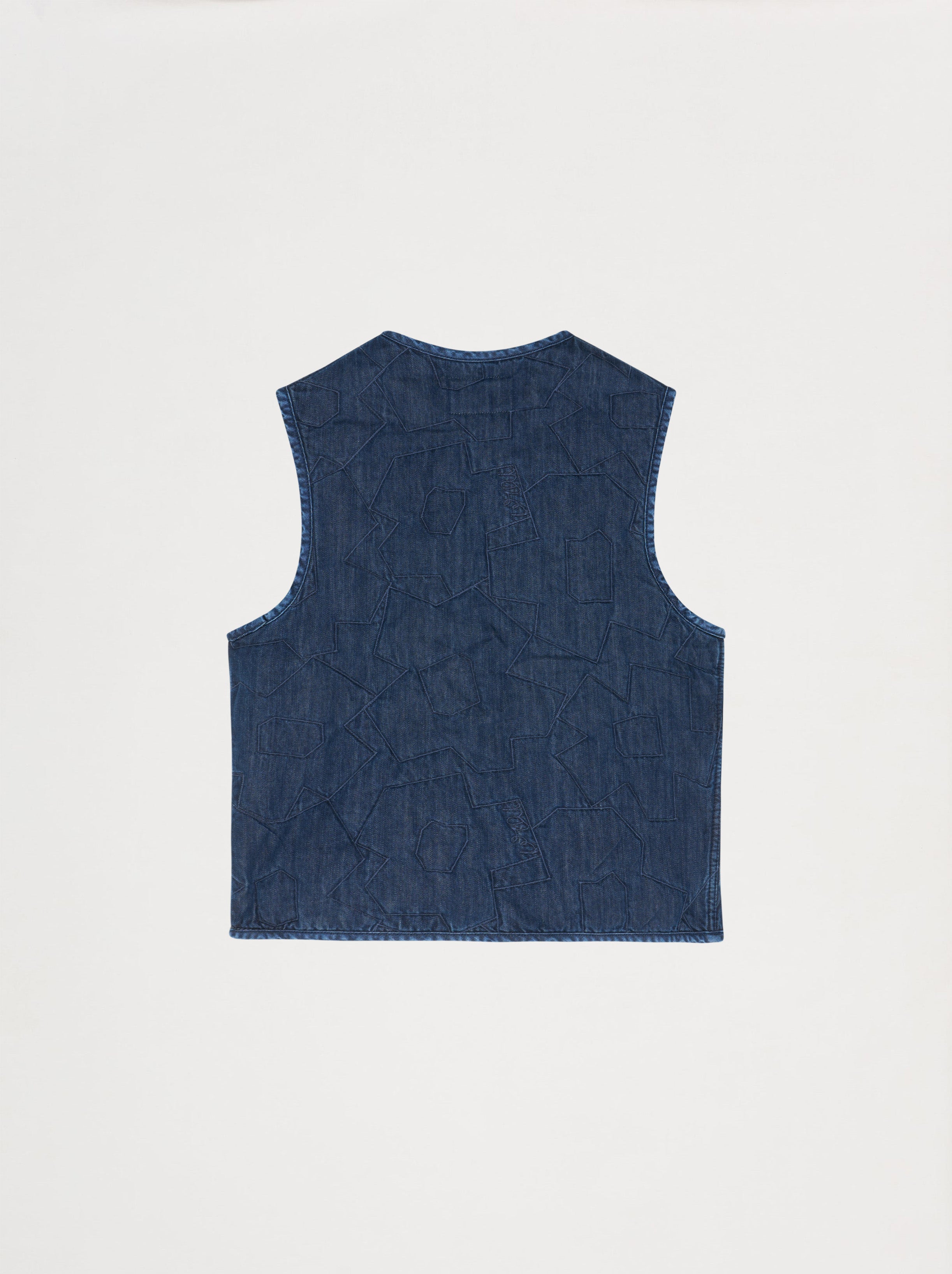 Chaqueta acolchada unisex Trait Fleuri Denim