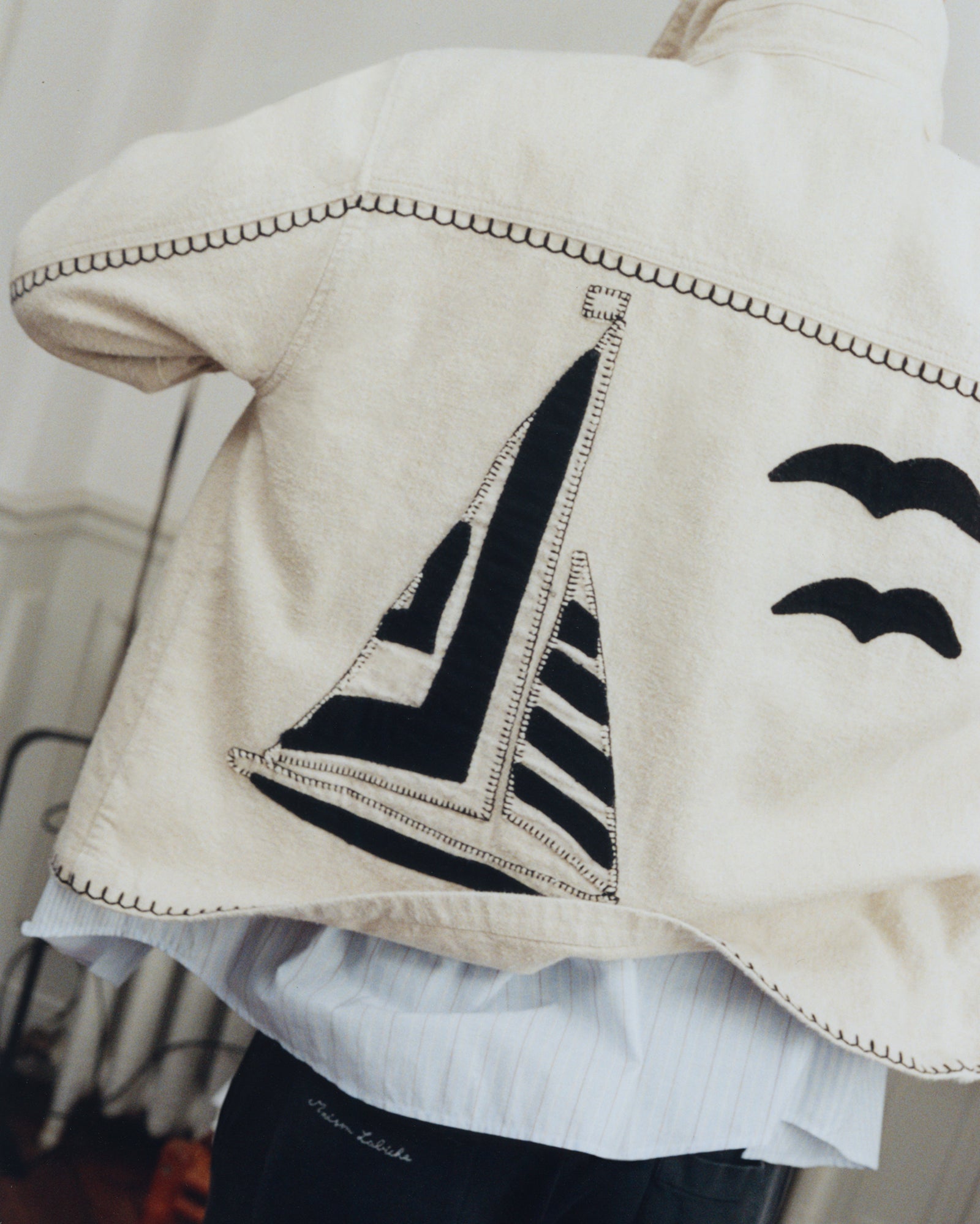 Sailing Boat "Linen And Cotton" Lemonnier Jacket
