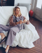 Pantalon "Seersucker" Oudin