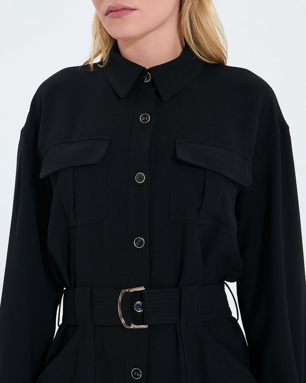 Vestido safari negro_2