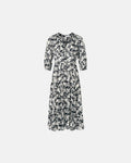 Robe longue évasée à imprimé floral_5