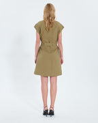 Robe chemise kaki_3