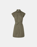 Robe chemise kaki_5
