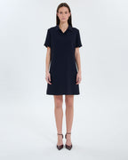 Vestido camisero nocturno de crepé_4