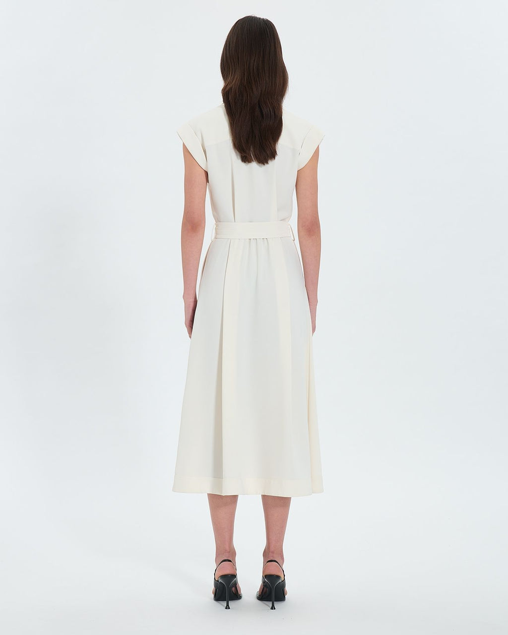 Robe saharienne midi écrue_3
