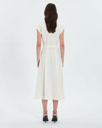 Robe saharienne midi écrue_3