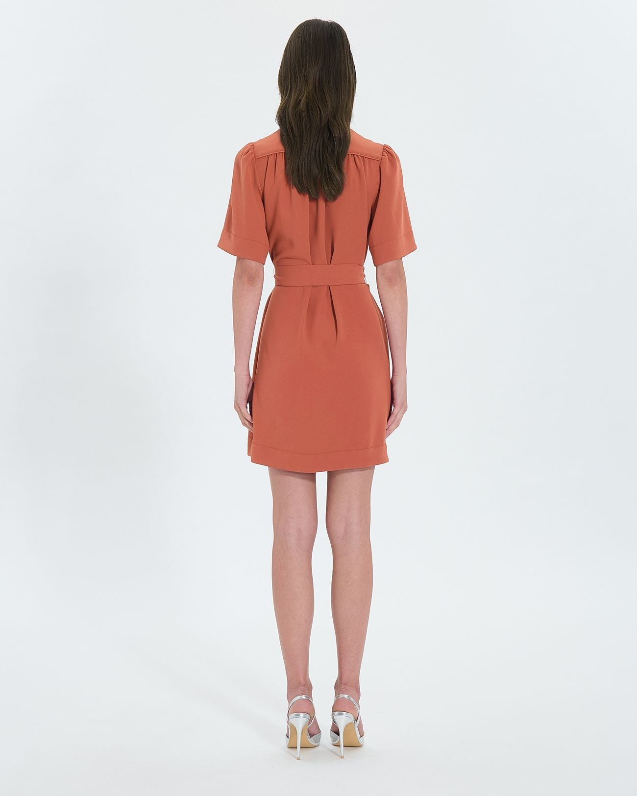 Vestido recto crepe ladrillo_3