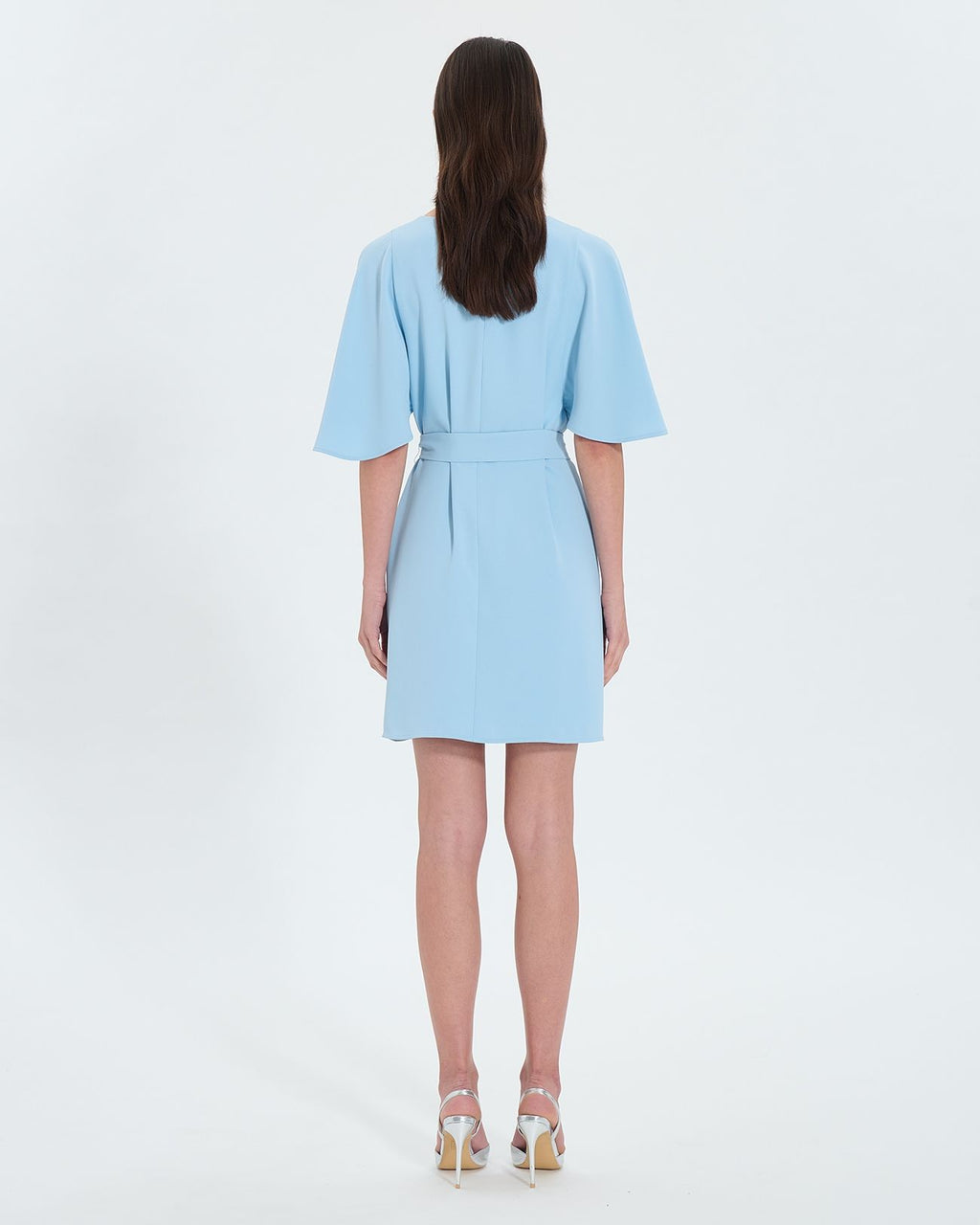 Vestido corto crepe celeste_3