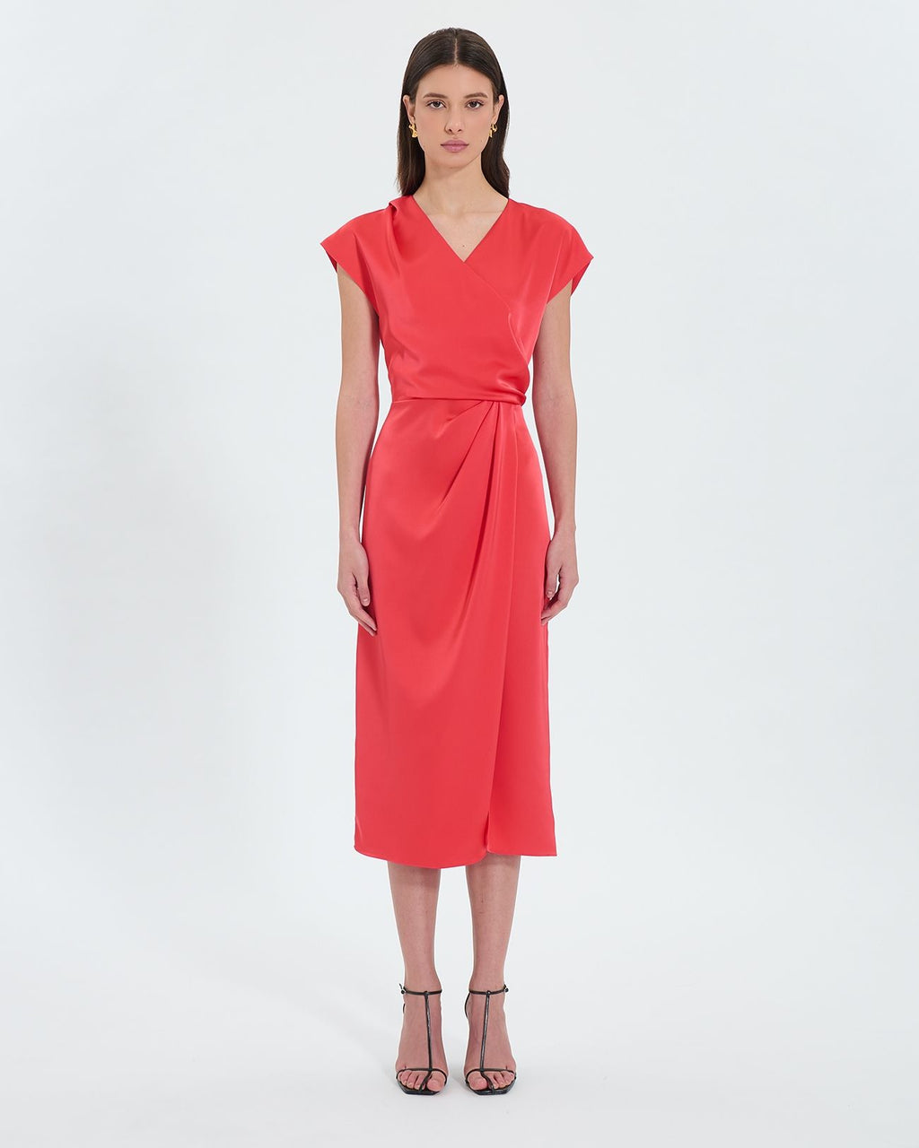 Vestido raso coral_1