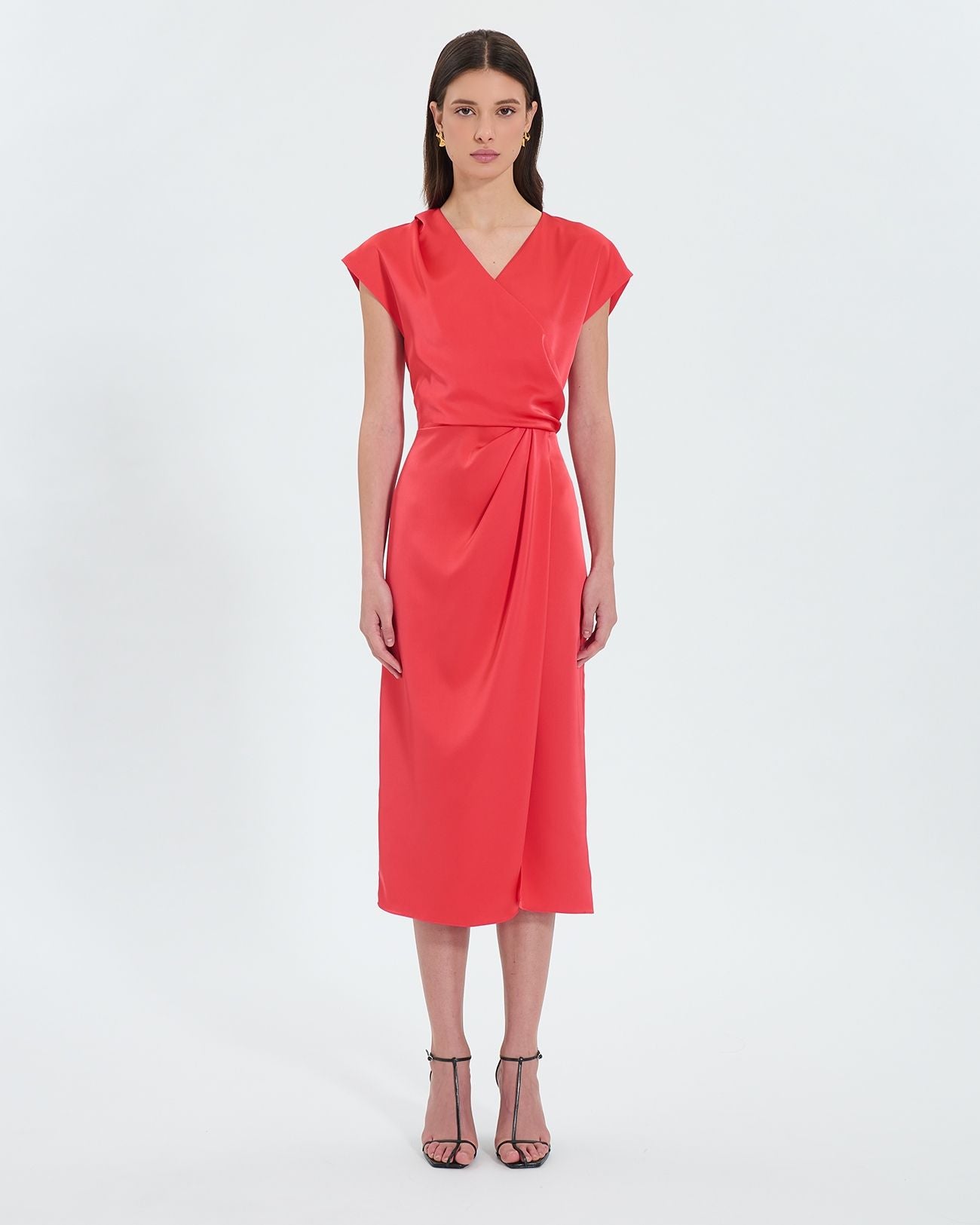 Vestido raso coral_1