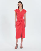 Vestido raso coral_4