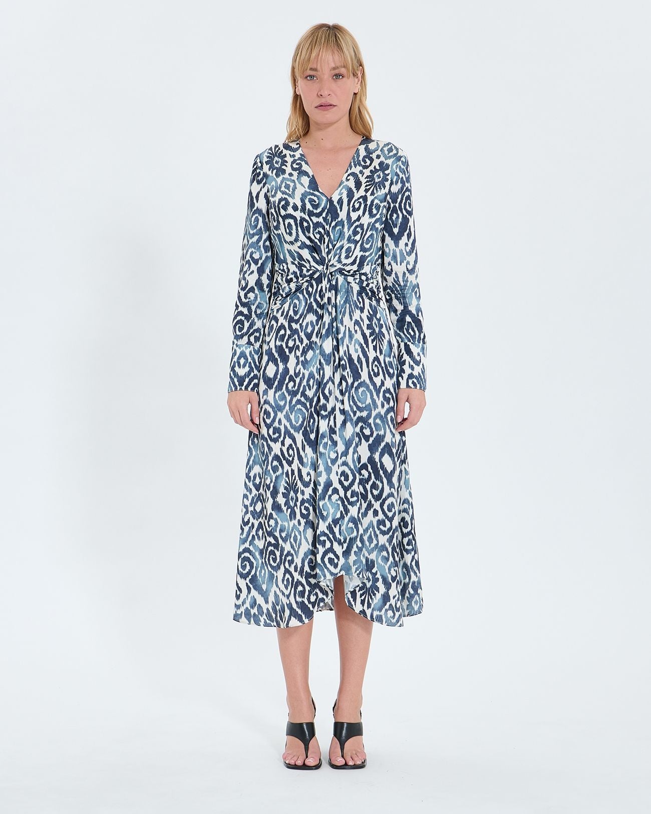 Robe longue à imprimé_4