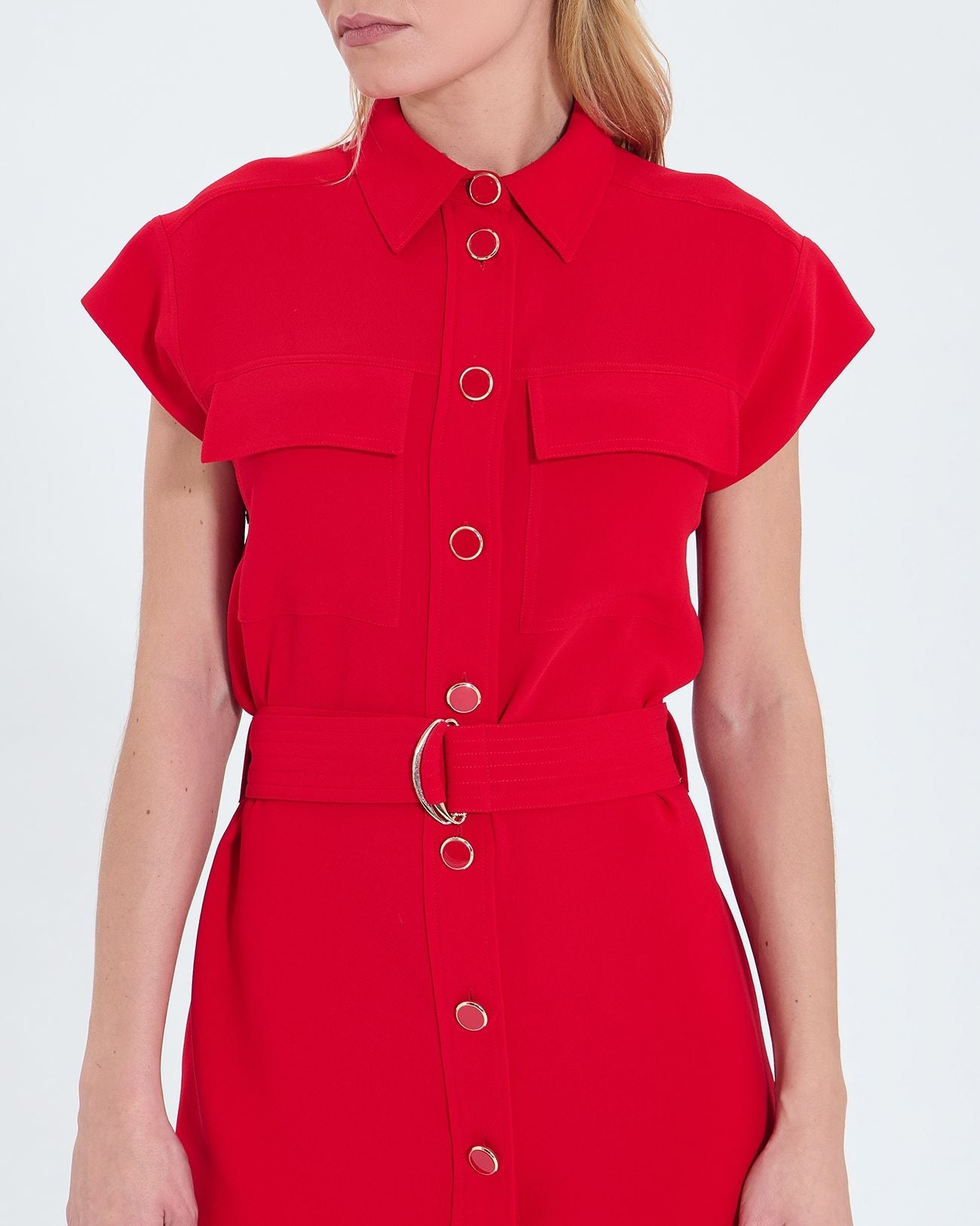 Red shirt dress_2