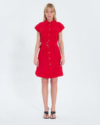 Red shirt dress_4