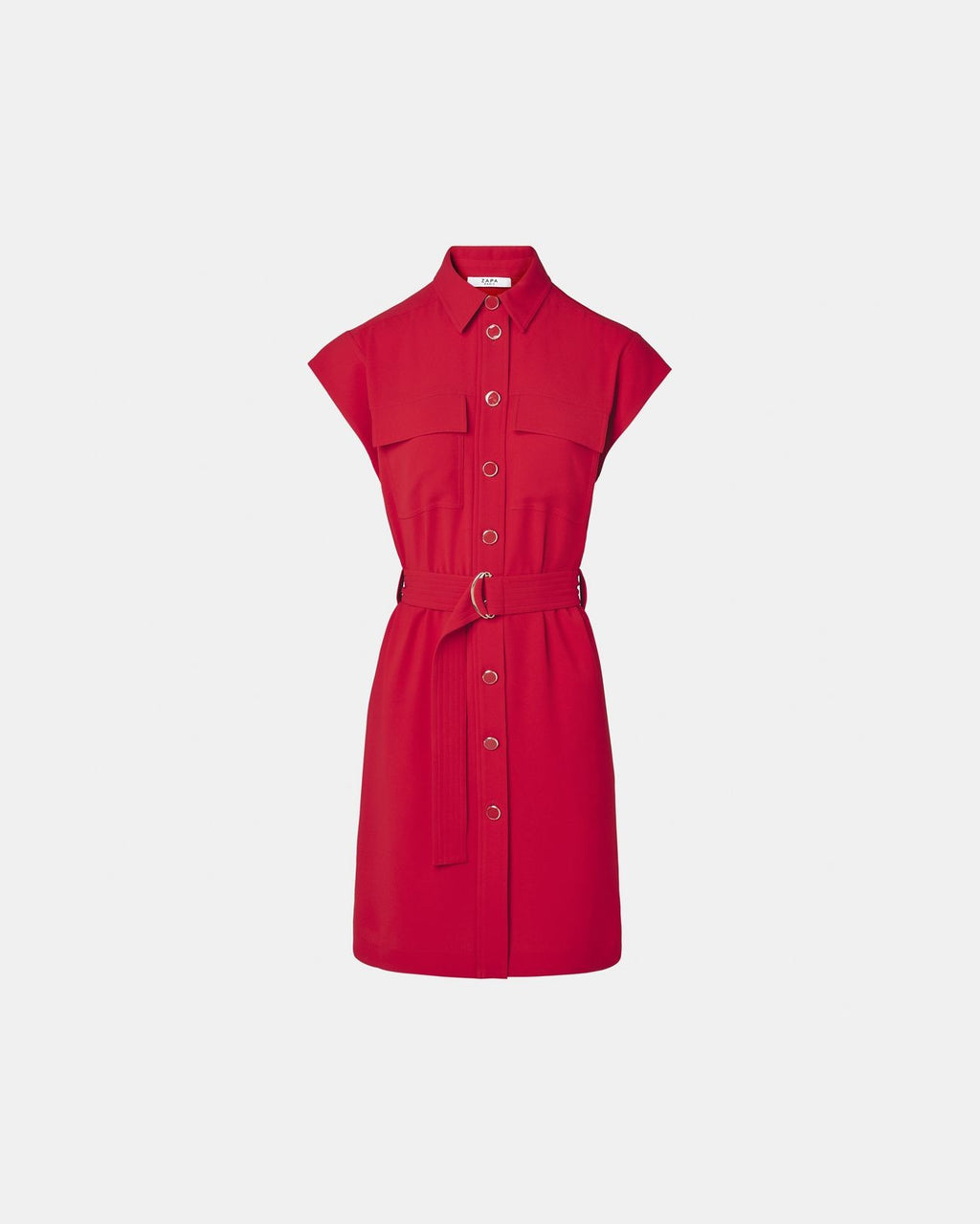 Red shirt dress_5
