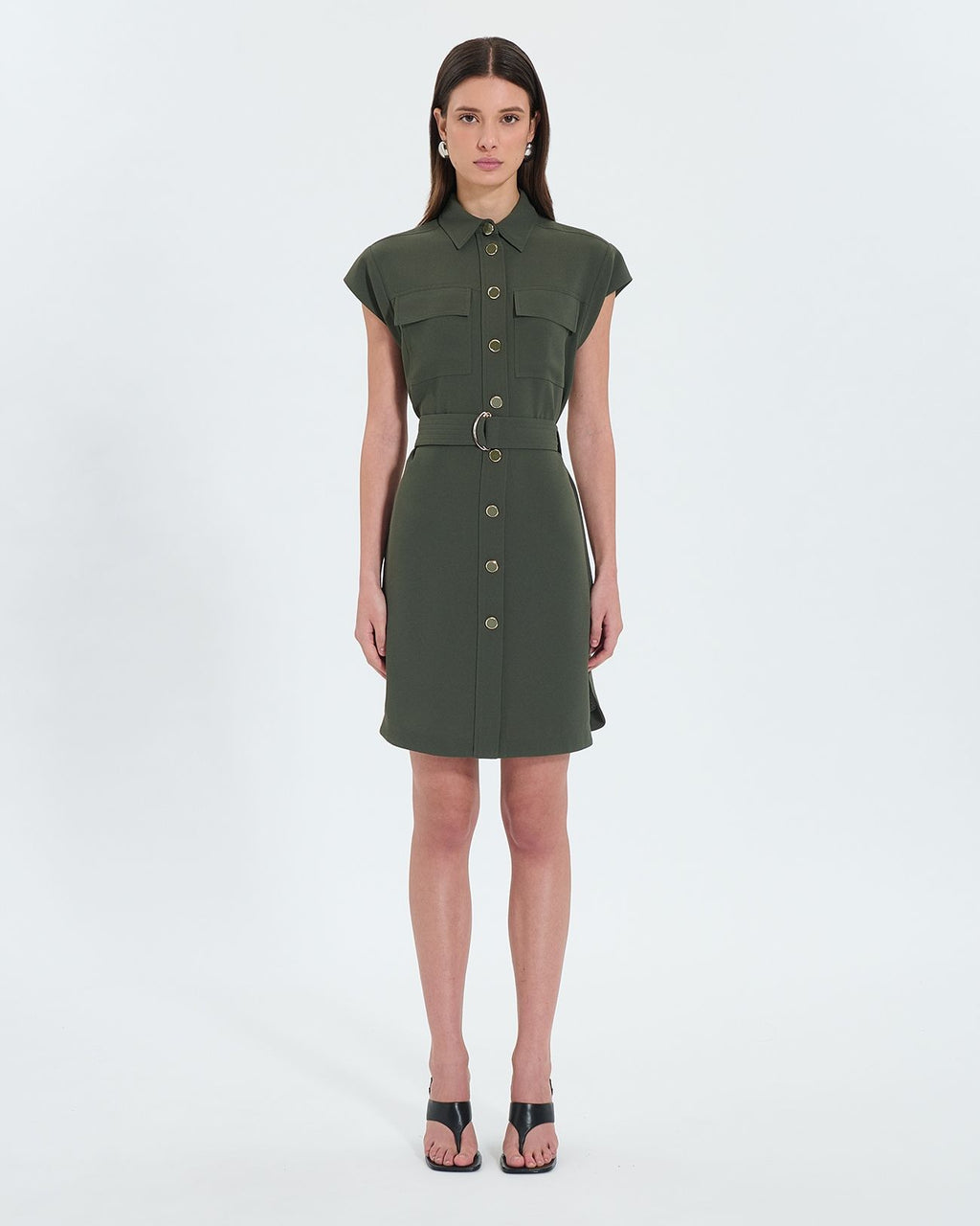 vestido camisero militar_4
