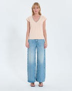 Camiseta cuello pico nude_4