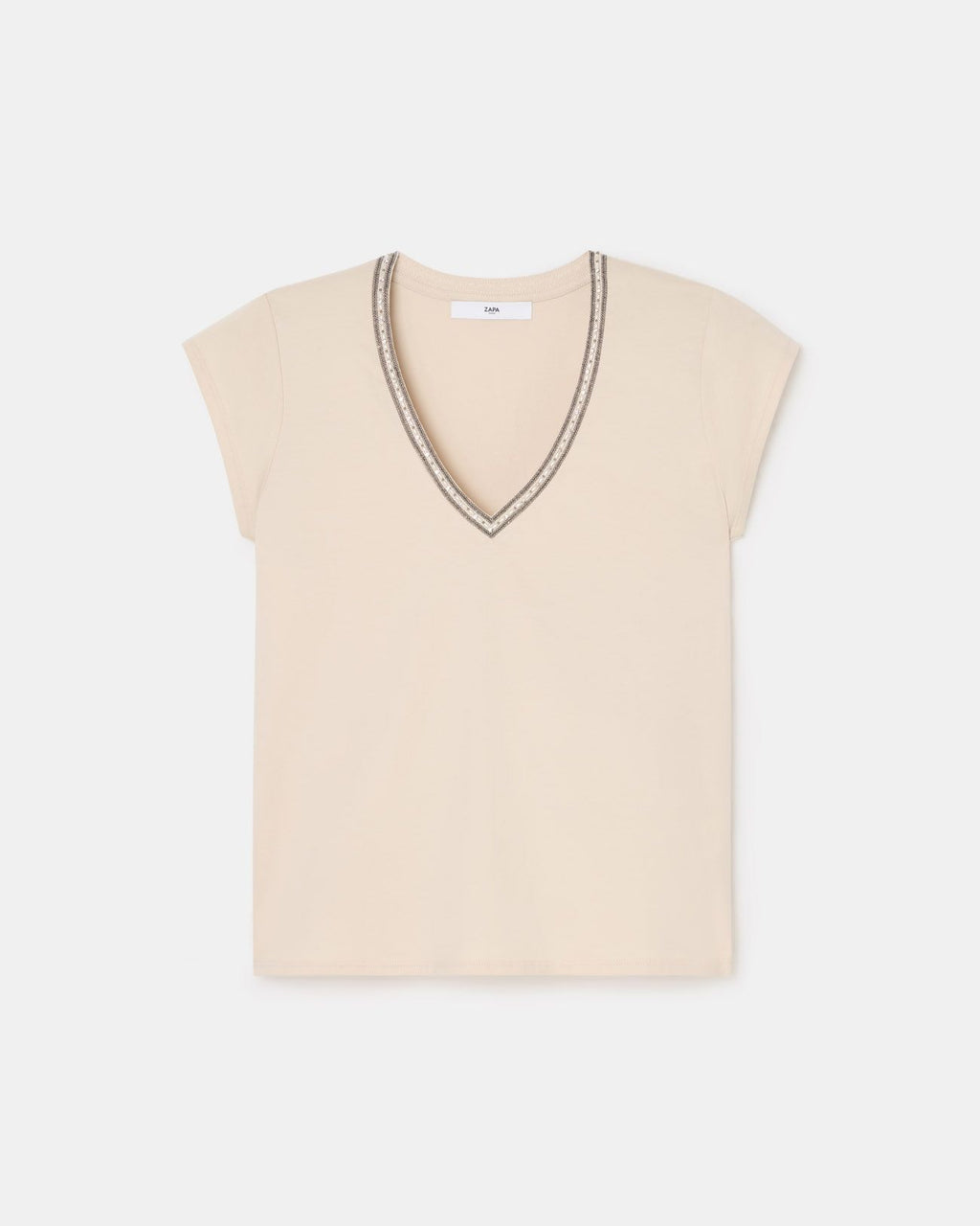 Camiseta cuello pico nude_5