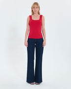 Camiseta de tirantes punto roja_4