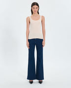 Camiseta sin mangas de punto nude_4