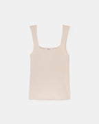 Camiseta sin mangas de punto nude_5