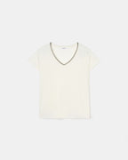 Ecru linen T-shirt_5