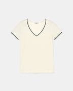 Tee-shirt en lin écru_5