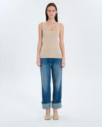 Champagne sequined tank top_4