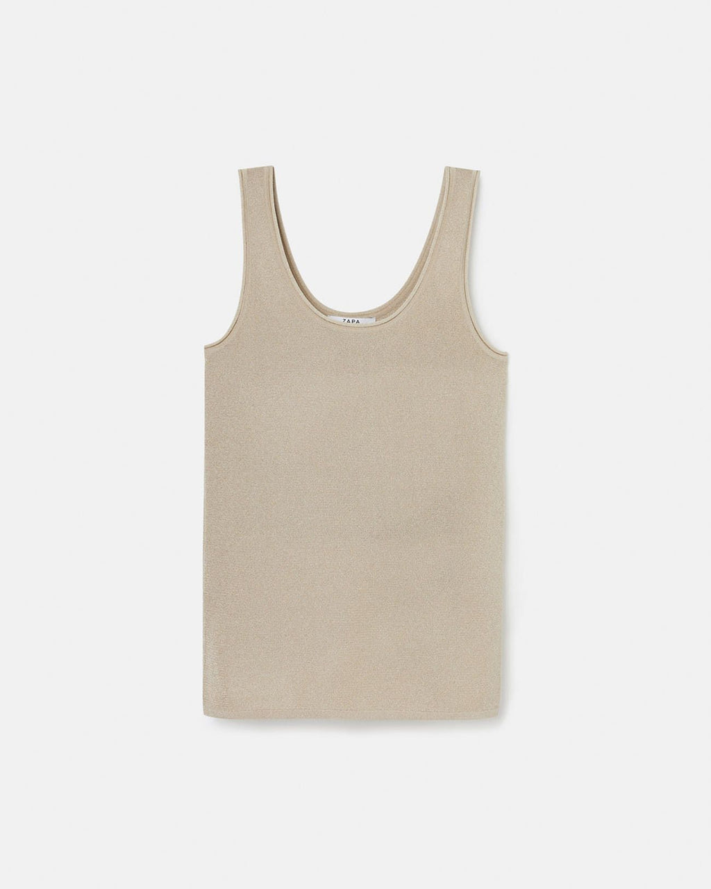 Champagne sequined tank top_5