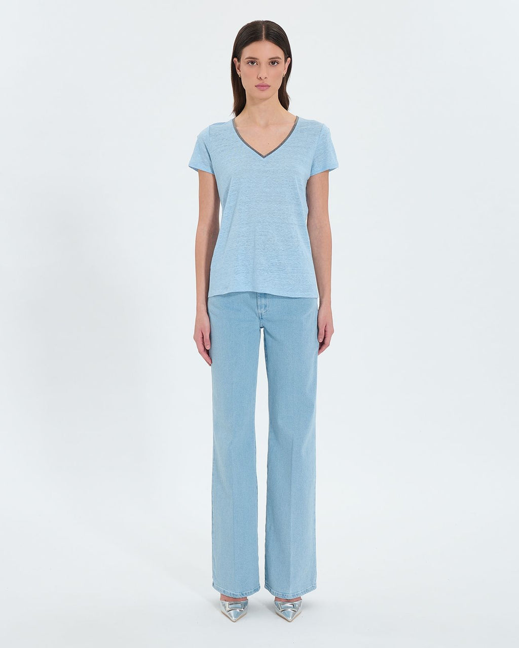 Sky blue jersey top_4