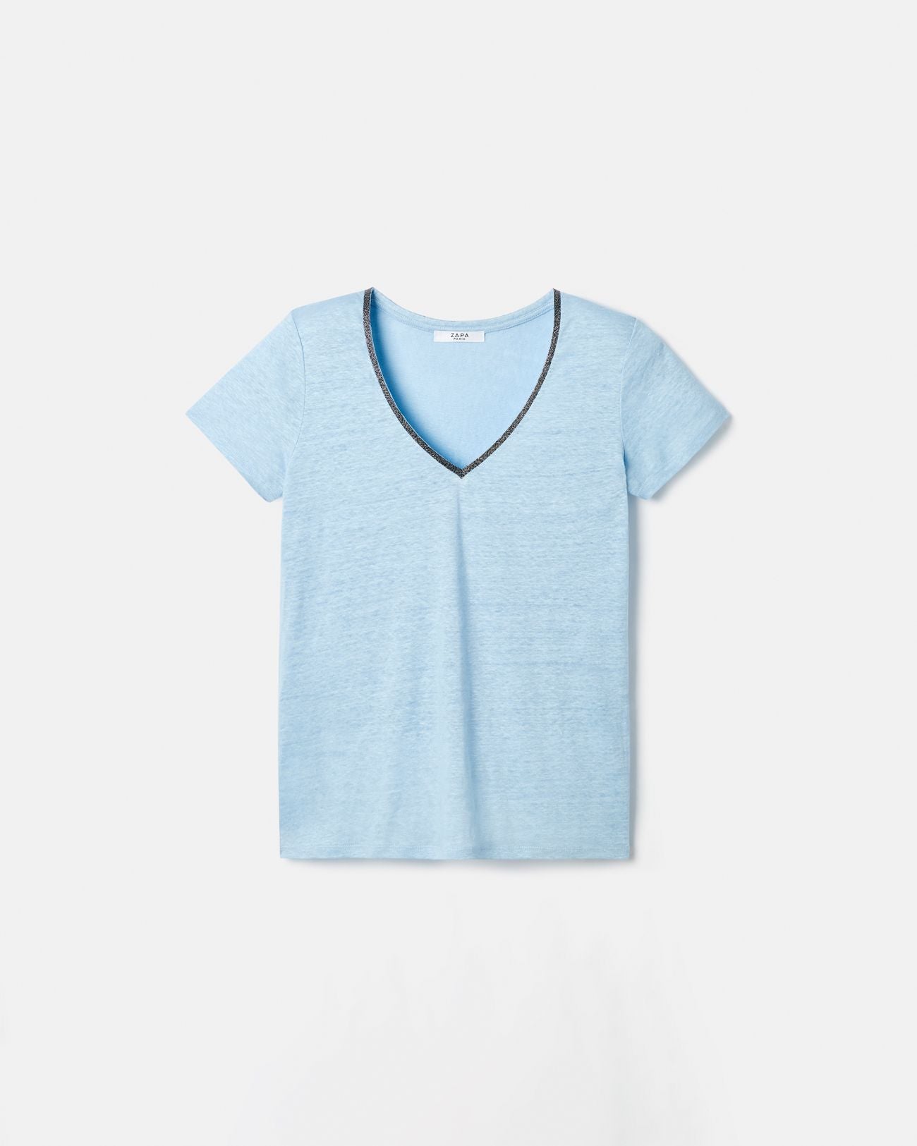 Sky blue jersey top_5