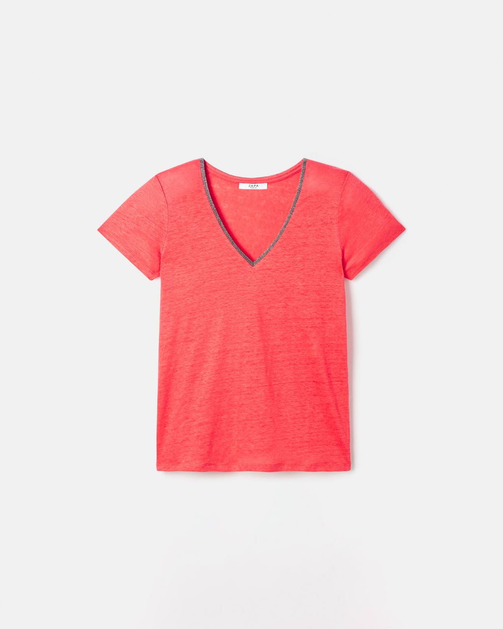 Coral jersey top_5