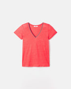 Coral jersey top_5