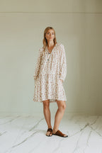 Short Dress - Ecru
