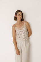 Lace Camisole Top - Ecru
