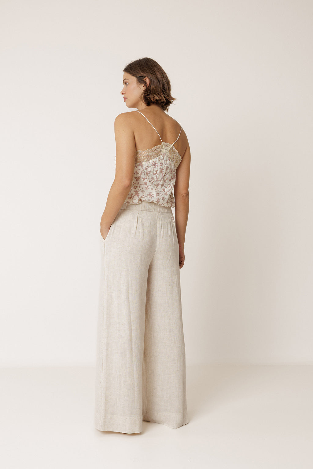 Lace Camisole Top - Ecru