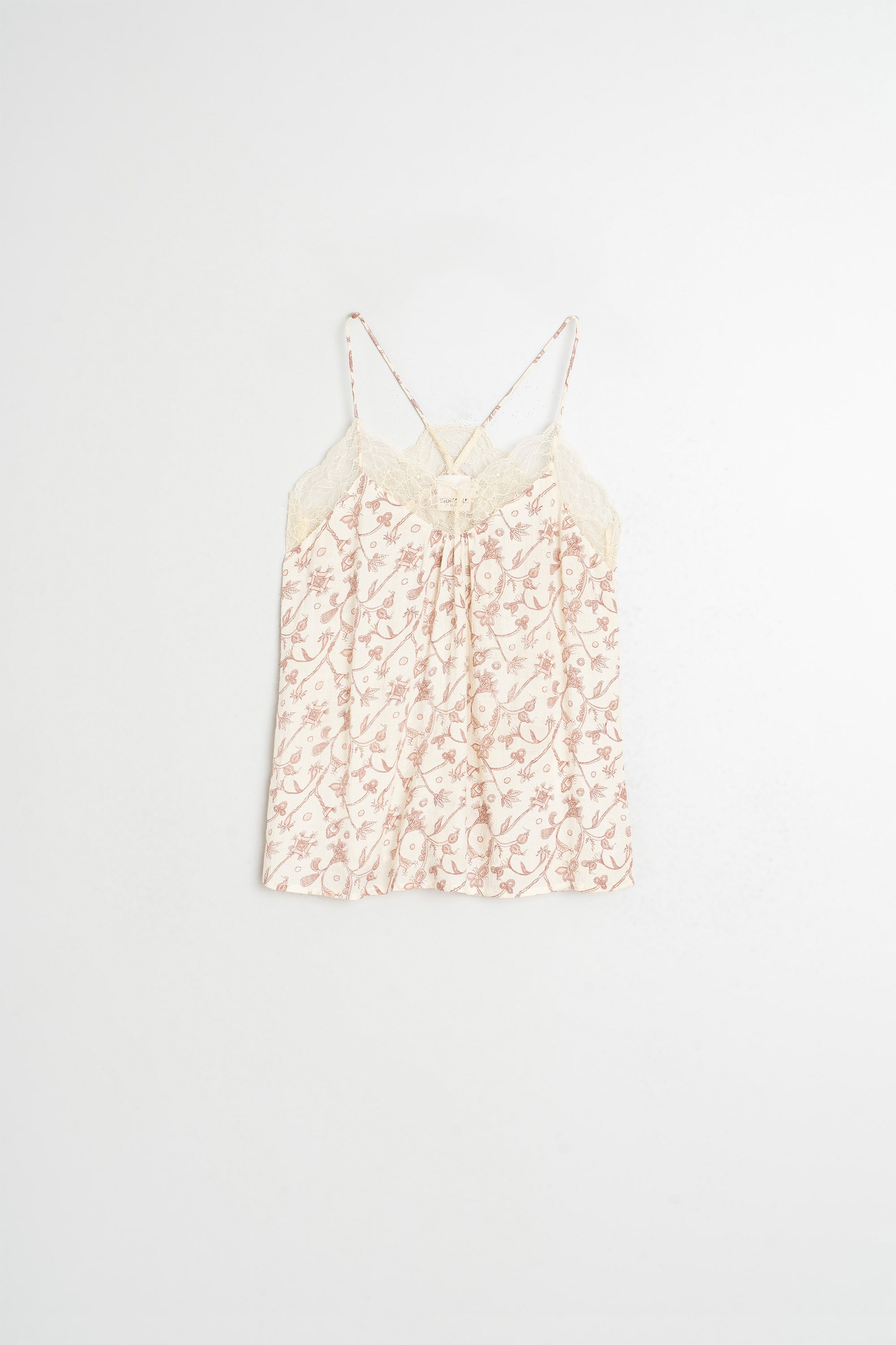 Lace Camisole Top - Ecru