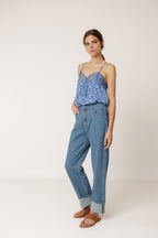 Camisola de Encaje - Azul Británico