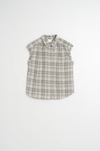 Frayed Cotton Shirt - Charcoal