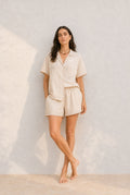 Artisanal Embroidered Shirt - Linen